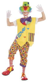Disfraz para Adultos Love Payaso (5 Piezas)