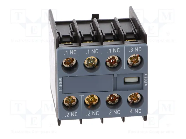 SIEMENS Contactores auxiliares S0, S00, S2 con agarres de tornillo