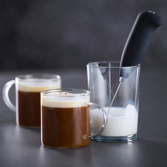 Day Batidor Leche Eléctrico de Acero Inoxidable y Plástico para Espuma de Bebidas