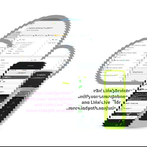 NetAlly LinkSprinter LSPRNTR-300 Comprobador de Alimentación PoE, RJ-45, PoE Testing, Verde, Multimodo NetAlly LinkSprinter LSPRNTR-300 Comprobador de Alimentación PoE, RJ-45, PoE Testing, Verde, Multimodo