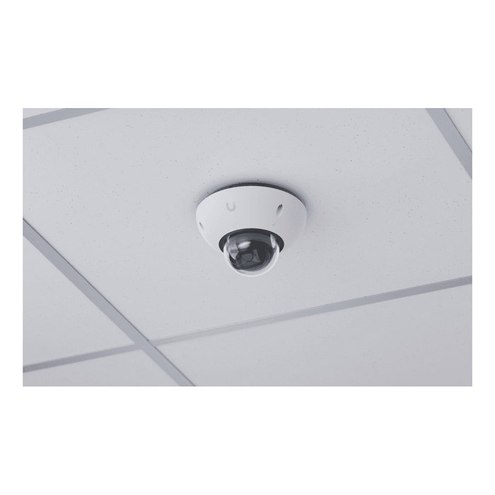 Ubiquiti Cámara de Seguridad IP UniFi G6 Dome Blanca Interior/Exterior UVC-G6-DOME-W, 8MP, 4K, Visión Nocturna 30m, IP66, PoE