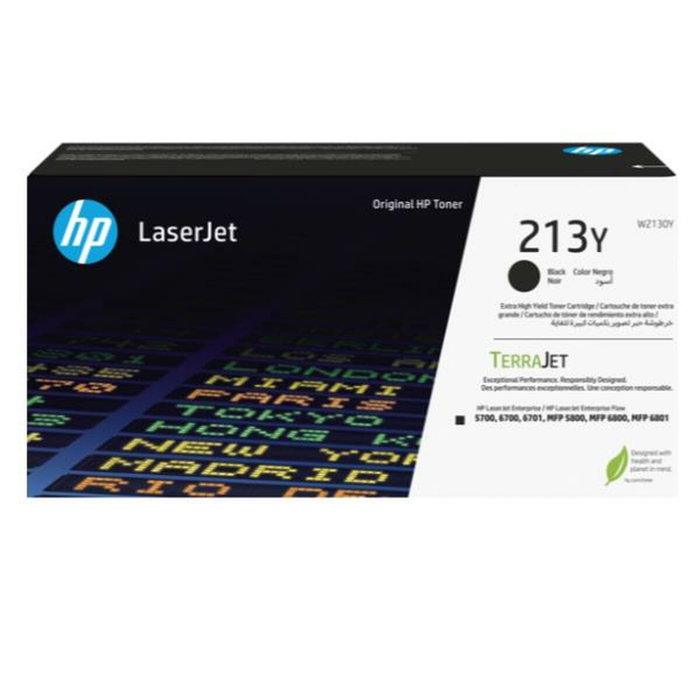 HP Cartucho de tóner Original LaserJet 213Y Negro W2130Y