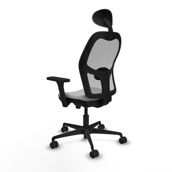 PIQUERAS Y CRESPO Silla de oficina Jorquera Gris con Brazos 3D PIQUERAS Y CRESPO Silla de oficina Jorquera Gris con Brazos 3D