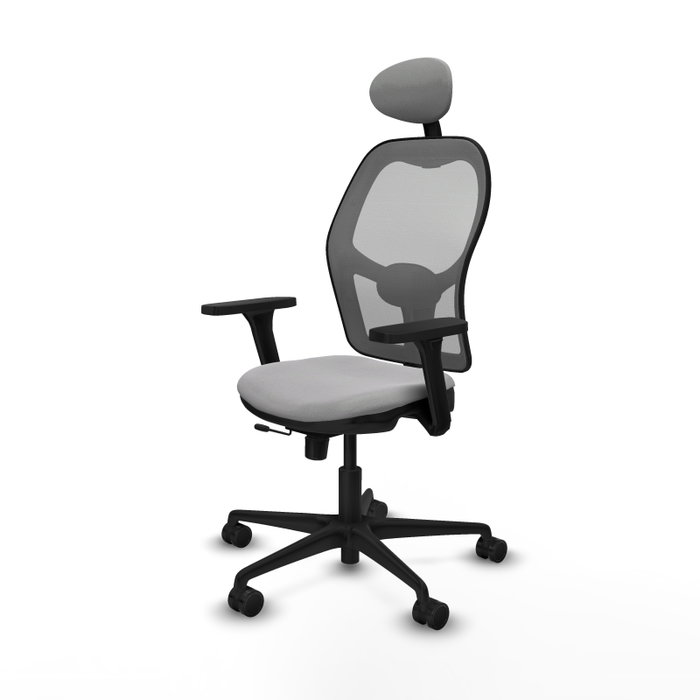 PIQUERAS Y CRESPO Silla de oficina Jorquera Gris con Brazos 3D PIQUERAS Y CRESPO Silla de oficina Jorquera Gris con Brazos 3D