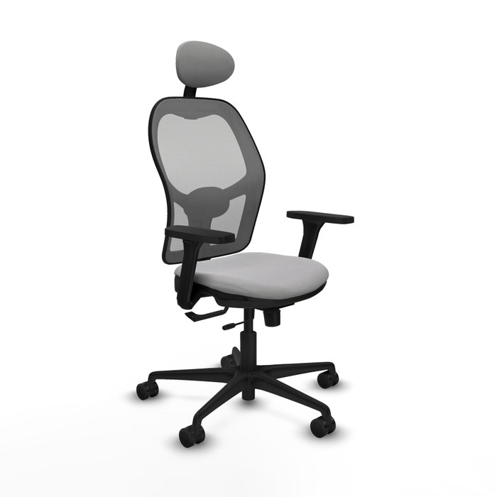 PIQUERAS Y CRESPO Silla de oficina Jorquera Gris con Brazos 3D PIQUERAS Y CRESPO Silla de oficina Jorquera Gris con Brazos 3D