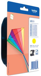 Cartucho Inkjet Brother Lc-223Ybp Amarillo Dcp-J4120Dw, Mfc-J4420Dw/J4620Dw/J4625Dw/J5320Dw/J5620Dw/J5625Dw/J5720Dw (550 Pag.)