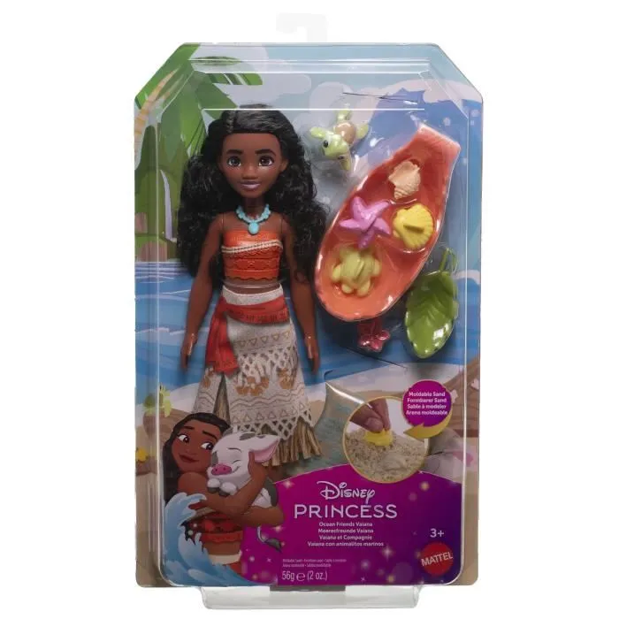Disney Princess Muñeca Moana y Compañía con Accesorios JFT12 Princesas Disney