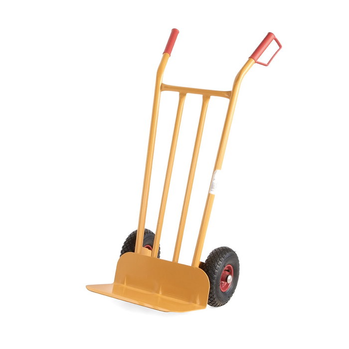 THECA Carro Almacen Pala Larga 300Kg R/Neumatica Medidas 22Cm (Fondo) X 45Cm (Largo)