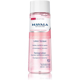 Mavala Clean & Comfort Loción tónica para cara y cuello, 200 ml