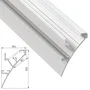 Perfil Aluminio LOGI 2,02M