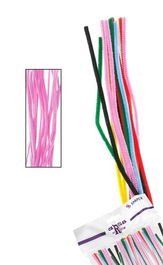 Limpia Pipas Varilla Rosa 30 Cms. Bolsa De 40 (Set de 12)