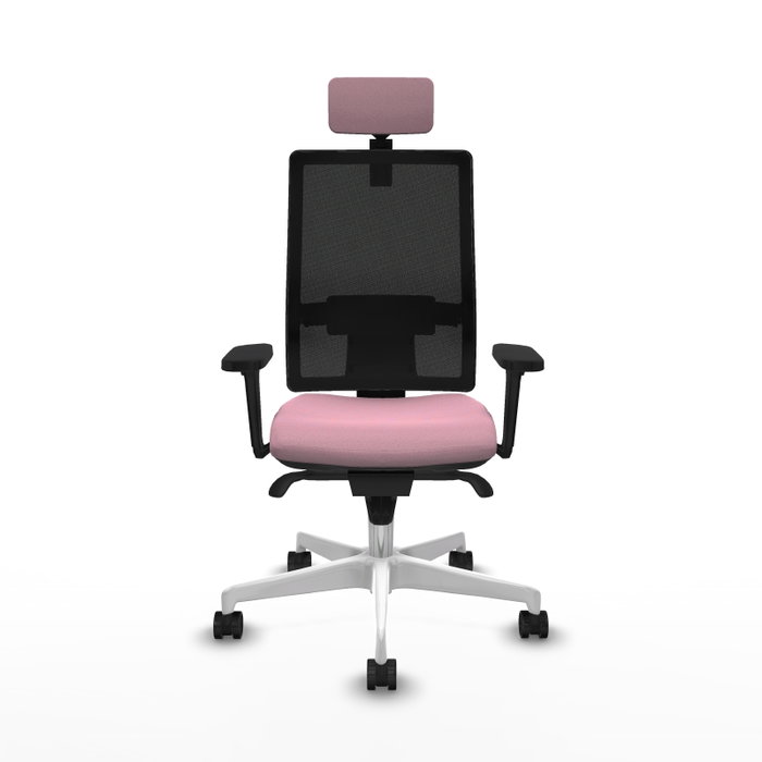 PIQUERAS Y CRESPO Silla de oficina Horna Rosa con mecanismo Sincro PIQUERAS Y CRESPO Silla de oficina Horna Rosa con mecanismo Sincro