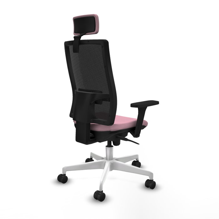 PIQUERAS Y CRESPO Silla de oficina Horna Rosa con mecanismo Sincro PIQUERAS Y CRESPO Silla de oficina Horna Rosa con mecanismo Sincro