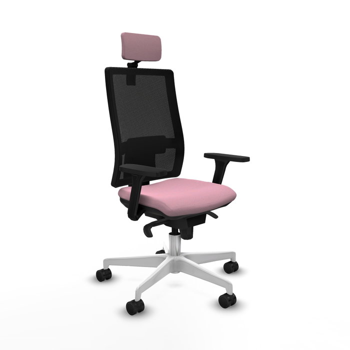 PIQUERAS Y CRESPO Silla de oficina Horna Rosa con mecanismo Sincro PIQUERAS Y CRESPO Silla de oficina Horna Rosa con mecanismo Sincro