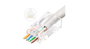 Lanview Conector RJ45 UTP Cat6 Easy-Connect para Cable Trenzado/Sólido AWG23-24 Caja 50 Piezas