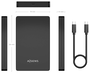 Aisens Caja Externa 2.5″ 9.5mm SATA a USB-C USB3.1 Gen1, Negra