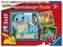 Ravensburger Puzzle 3x49 Piezas Pokemon para Niños a Partir de 5 Años