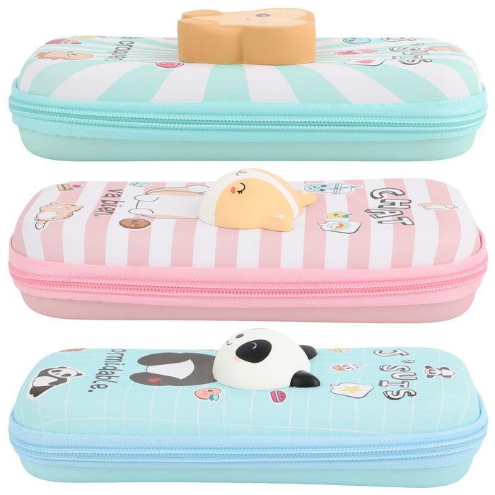 The Concept Factory Estuche My Funny Papet 3D para Lápices y Bolígrafos, Organizador Escolar Plegable, 23x11x5 cm