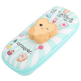 The Concept Factory Estuche My Funny Papet 3D para Lápices y Bolígrafos, Organizador Escolar Plegable, 23x11x5 cm