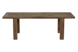 DKD Home Decor Mesa Centro Item Home Natural 140 x 70 x 45 cm Teca Reciclada