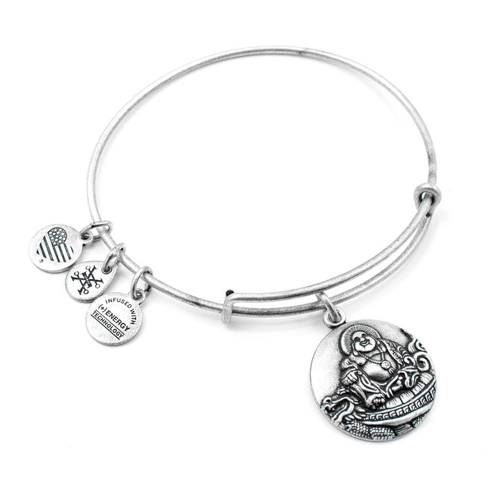 Alex And Ani Pulsera Budasonrien AC PLA ENV Gris Alex And Ani Pulsera Budasonrien AC PLA ENV Gris