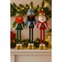 DKD Home Decor Surtido de 3 Figuras de Poliéster Multicolor Extensible
