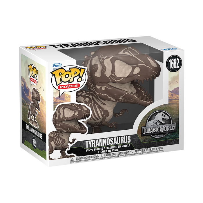 Funko Pop! Tiranosaurio (Fósil) Jurassic World Figura Vinilo 9,9 cm Réplica Coleccionable Referencia 80225