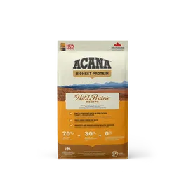 Acana Pienso para Perros Adultos Regionals Wild Prairie 11,4 kg - 70% Ingredientes Animales, Alto en Proteína y Sin Cereales para una Salud Óptima