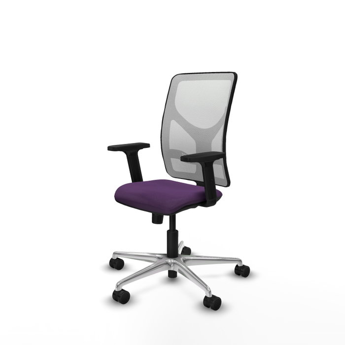 PIQUERAS Y CRESPO Silla de oficina Motilla con mecanismo Sincro, Morada y Blanca PIQUERAS Y CRESPO Silla de oficina Motilla con mecanismo Sincro, Morada y Blanca