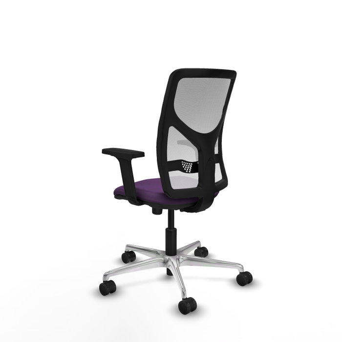 PIQUERAS Y CRESPO Silla de oficina Motilla con mecanismo Sincro, Morada y Blanca PIQUERAS Y CRESPO Silla de oficina Motilla con mecanismo Sincro, Morada y Blanca
