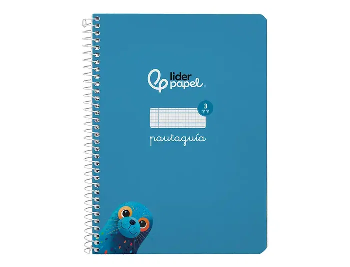 Liderpapel Cuaderno Espiral Pautaguía A5 Tapa Dura Azul Liderpapel Cuaderno Espiral Pautaguía A5 Tapa Dura Azul