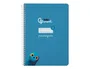 Liderpapel Cuaderno Espiral Pautaguía A5 Tapa Dura Azul