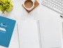 Liderpapel Cuaderno Espiral Pautaguía A5 Tapa Dura Azul