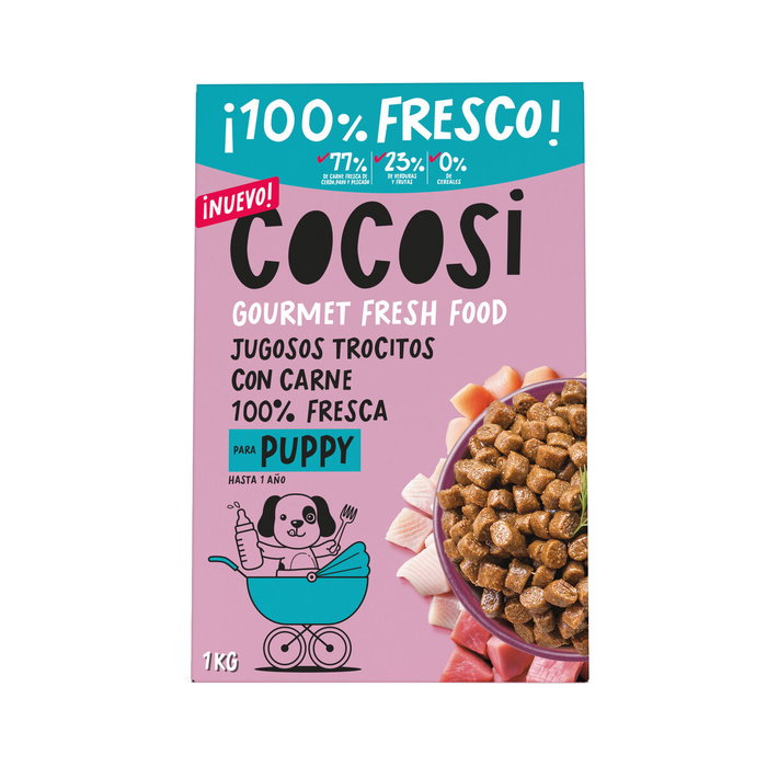 Comida húmeda Cocosi Gourmet Fresh Food Puppy Cerdo 1 kg 8 Unidades Comida húmeda Cocosi Gourmet Fresh Food Puppy Cerdo 1 kg 8 Unidades
