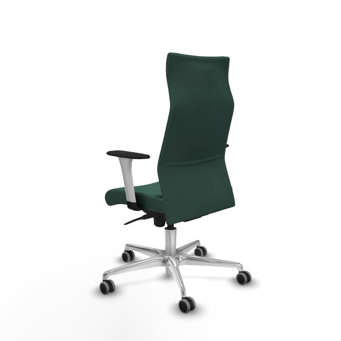 PIQUERAS Y CRESPO Sillón Albacete Verde botella con Mecanismo Sincro y Base de Aluminio PIQUERAS Y CRESPO Sillón Albacete Verde botella con Mecanismo Sincro y Base de Aluminio