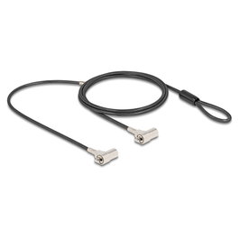 Navilock 20934 Cable de Seguridad para Dos Ranuras Kensington con Llave