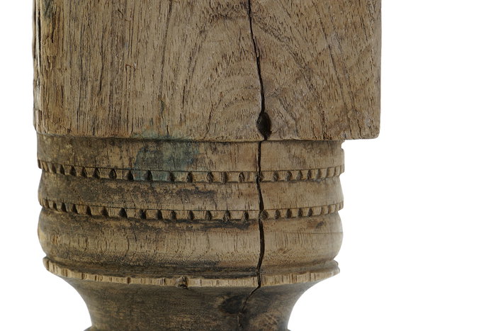 DKD Home Decor Portavelas Natural 8 x 50 x 8 cm (2 Unidades) Madera DKD Home Decor Portavelas Natural 8 x 50 x 8 cm (2 Unidades) Madera