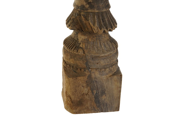 DKD Home Decor Portavelas Natural 8 x 50 x 8 cm (2 Unidades) Madera DKD Home Decor Portavelas Natural 8 x 50 x 8 cm (2 Unidades) Madera