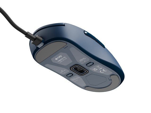 Fury Tanto T4 Granatowa Raton Alambrico Gaming RGB 12000 DPI Pixart PAW3327 Fury Tanto T4 Granatowa Raton Alambrico Gaming RGB 12000 DPI Pixart PAW3327