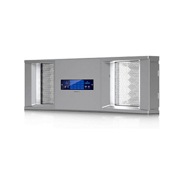 Ubiquiti UACC-ENVR-Bezel - Panel Frontal Táctil con Pantalla de 11.9 cm (4.7") para Rack, Color Gris, Material Policarbonato