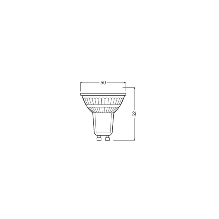 Ledvance/Osram Bombilla LED Spot GU10 6,9W 620Lm 6500K 120º IP20 [LVE-4058075096745]