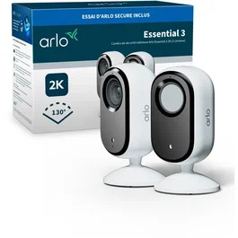 Arlo Essential 3 Cámara de vigilancia interior 2K - 2 cámaras AABTO57381