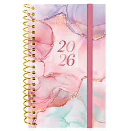 Finocam Agenda Espiral Design Collection E3-79x127 mm Goldy 2026