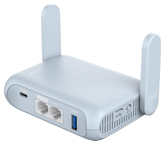 GL.iNet Beryl AX GL-MT3000 Router Wi-Fi 6 AX3000 Blanco