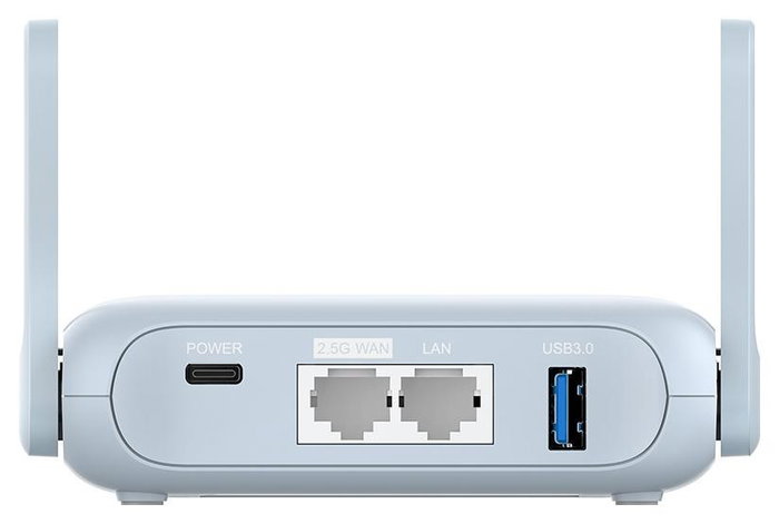 GL.iNet Beryl AX GL-MT3000 Router Wi-Fi 6 AX3000 Blanco