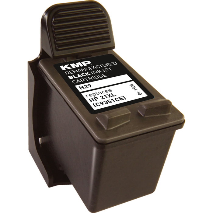 KMP Cartucho de Tinta H29 Negro Compatible con HP C 9351 AE KMP Cartucho de Tinta H29 Negro Compatible con HP C 9351 AE