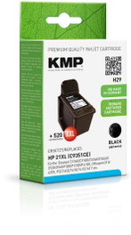 KMP Cartucho de Tinta H29 Negro Compatible con HP C 9351 AE