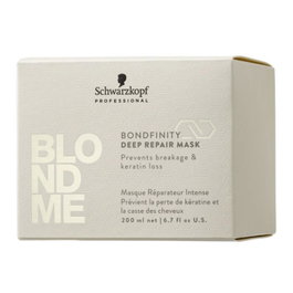 Schwarzkopf BlondMe Deep Repair Mask 200 ml Mascarilla reparadora para cabello rubio