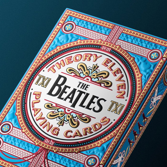 Theory11 The Beatles Baraja de cartas Blue Version Theory11 The Beatles Baraja de cartas Blue Version