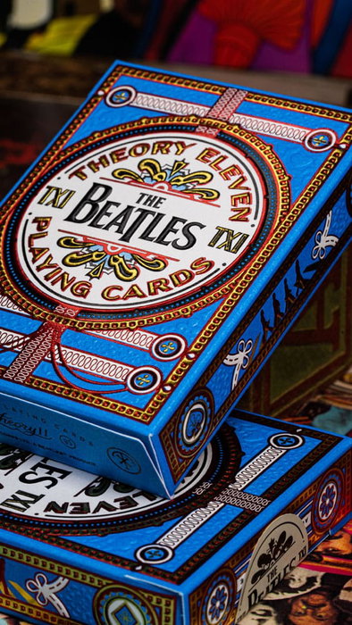 Theory11 The Beatles Baraja de cartas Blue Version Theory11 The Beatles Baraja de cartas Blue Version